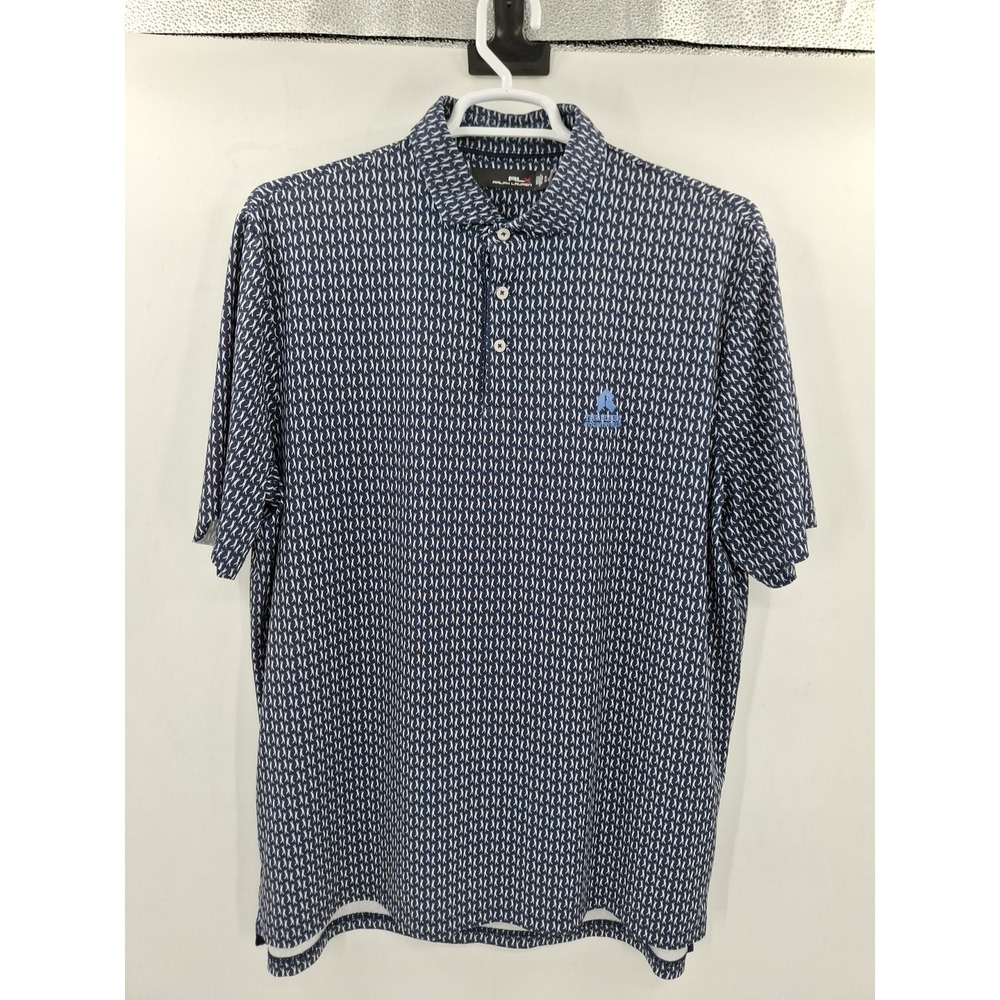 RLX Ralph Lauren Mens XL Performance AOP Golf‎ Polo Shirt